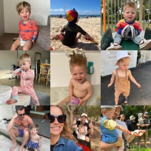 Christie Whelan Browne Instagram - Our darling is TWO! 
A sweet, smart, funny and energetic little legend.
Here are some stats from the last 730 days:
Nights he slept all the way through: 6
Times we have played the ‘pretend to go to sleep and wake up again’ game: 754 billion 
Amount of kisses I have smothered you in: 3zillion
Times you were grounded from mini maestros for throwing a puzzle at me: 1
Times you’ve used the food I cooked to paint the floor or table: 89,000
Times my heart broke wide open: 230million
Times I asked if you had done a poo and you said no but you really had: 45,000
Times I have wondered if you’re already smarter than me: infinity
How many times we have thanked our lucky stars for you: never stop.
Tiny freckles on your nose: 2

In your face I see the love I share with your dad, the possibilities of the future and the joy of the world. 
Welcome to the terrible twos, my boy. 🎈