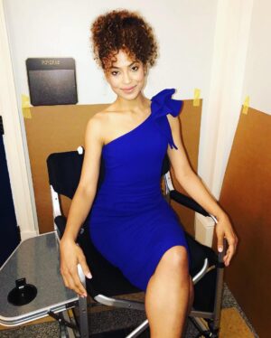 Christina Marie Karis Instagram - I was right. Working on an @oprah show is a glorious experience. No egos. Just passionate people creating amazing stories. Also @dawnlyen was an absolute dream to work with. Generous, kind, gracious, and a phenomenal actress💙 So grateful to serve this beautiful show. And I loved this dress😌

#grateful #actress #storyteller #creator #happybirthday to me✨