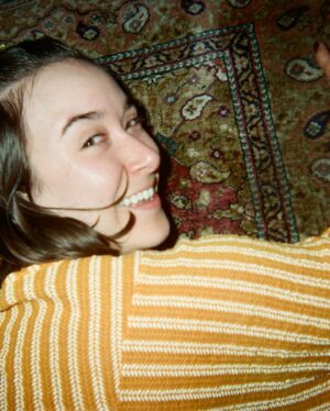 Christina Scherer Instagram - @hannahgmarks is a disposable camera addict. And now there is proof I actually wear cute outfits out…or that I even leave the house to go out…sometimes. Rarely. Let’s be honest, I read over 70 books these last few months. I am more honestly in the blue robe (slide 5) goblining around the house. Reading fantasy novels and eating cherries 😇