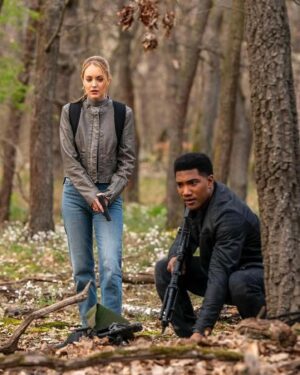 Christina Wolfe Instagram - Tate’s debut in the field! 👊
We had such a good time filming this action-packed episode. Hope you enjoy watching it! @fbicbs, streaming on @paramountplus 
EP 9
Written by Hussain Pirani
Directed by Yangzom Brauen 
@cbstv 
@wolfentertainment 
#FBIInternational