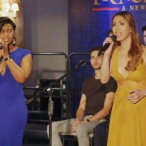 Christine Allado Instagram - There can be miracles when you believe 🌟🙏🎶 proud to be singing this anthem of faith with the incredible @lexikhadime and the original London cast of #ThePrinceOfEgypt @princeofegyptuk ❤️❤️❤️