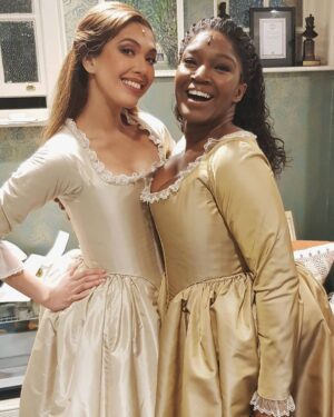 Christine Allado Instagram - Grab my sister and whisper, yo this one's mine. An honour being the Eliza to your Angelica yesterday 💐😻 @1racheljohn I'm gonna miss you and sistahh @gorachelleann the mostest 🙏🏻🌹🌷🌺