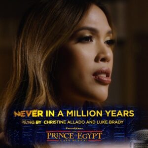 Christine Allado Instagram - “Never in a Million Years” a brand new love song by Grammy and Academy award-winner Stephen Schwartz for @princeofegyptuk 😍💃🏻