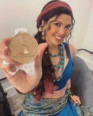 Christine Allado Instagram - probably one of the sweetest craziest surprises to come of 2021.. or just ever! 😅🎖️ #grammynominee 🎉 need some framing ideas for this one 😍 #grammys @recordingacademy