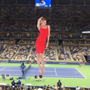 Christine Marzano Instagram - Christine 2.0 celebrating my birthday BIG on center court in #AR at the #usopen 🤖whilst I am celebrating in LA. The difference... Christine 2.0 will never actually age, unless of course she chooses to do so 😂 #dnablock #womenintech #virtualinfluencer #virtualmodel #digitalhuman #startuplife #virtualbeings #ai #avatar #fountainofyouth #femalefounders #bossbabe