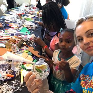 Christine Marzano Instagram - Making #handmadecards and #ornaments with these awesome kiddos #cherishedhandsfoundation #fostercare #volunteer ❤️❤️ #craftsforkids