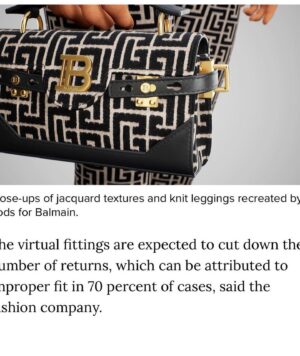 Christine Marzano Instagram - You can now check out our newest @bods_inc partnership with @balmain Use your BOD to find your correct size and to style great Balmain looks. We guarantee whatever you buy, will fit, and you will want to keep it rather than return!  Save your BOD for future sessions as we continue to roll out across other exciting fashion brand e-commerce. #ecommerce #returns #fashiontech #sustainablefashion