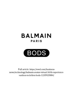 Christine Marzano Instagram - You can now check out our newest @bods_inc partnership with @balmain Use your BOD to find your correct size and to style great Balmain looks. We guarantee whatever you buy, will fit, and you will want to keep it rather than return!  Save your BOD for future sessions as we continue to roll out across other exciting fashion brand e-commerce. #ecommerce #returns #fashiontech #sustainablefashion