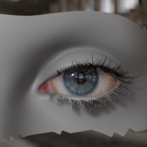 Christine Marzano Instagram - Seeing things a bit differently. The digital future. 👁  #dnablock #digitalhuman #computervision #virtualinfluencer #digitalart #avatar #AI #model #3dmodeling #realtime