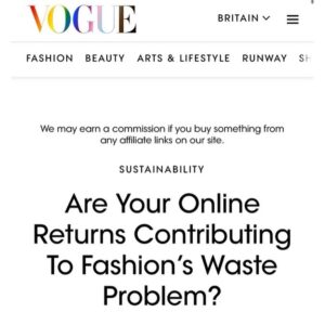 Christine Marzano Instagram - Vogue 🔥🔥 From modeling on the glossy pages to being quoted as the CEO of @bods_inc a company that is changing the game for sustainability goals in the fashion industry! Thanks @chan_ely and @britishvogue  #femalefounder #formermodel #sustainablefashion #sustainabilitygoals #fashiontech