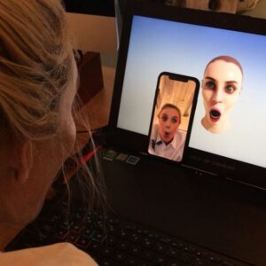 Christine Marzano Instagram - How to train your dragon (or your digital self 🤖)Teaching the AI and working with #blendshapes for digital humans. Acting skills 3.0! #dnablock #digitalhumans #realtimeanimation #womenintech #vr #ar #gameengine #ai #futureofstorytelling #startuplife #femalefounders