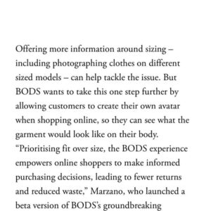 Christine Marzano Instagram - Vogue 🔥🔥 From modeling on the glossy pages to being quoted as the CEO of @bods_inc a company that is changing the game for sustainability goals in the fashion industry! Thanks @chan_ely and @britishvogue  #femalefounder #formermodel #sustainablefashion #sustainabilitygoals #fashiontech
