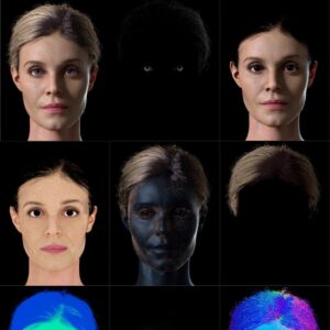 Christine Marzano Instagram - Which makeup and hair look should I go with for tonight’s Oscar parties? #oscars2019 #femalefounders #womenintech #dnablock #digitaldoubles #digitalhuman #digitalart