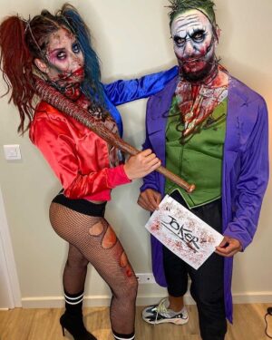 Christophe Dicranian Instagram - Halloween 👻 🎃 
With Harley Quinn @liamdibenedettooff 
Et vous vous faites quoi ce soir!? 
.
.
💄 @nina_makeup_art 
 #lifestyle #instagood #funny #amazing #artist #shoot #happy #life #goodtimes 
#halloween #joker #suicidsquad #night