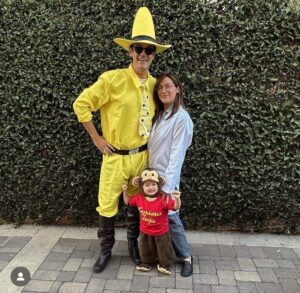 Christopher French Instagram - Happy to say I was enjoying the moment too much to think about posting a photo from our Halloween, but just remembered! So here was our family costume - Curious Juju, the man in the yellow hat & Professor Wiseman! 🎃👻