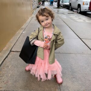 Christopher French Instagram - So excited after picking out her own gift for Mama last week 🎄(she told her what it was immediately when we got home lol)