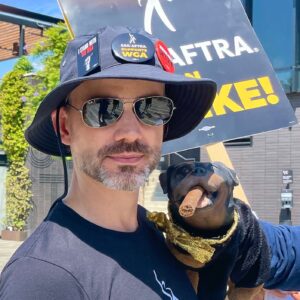 Christopher Gorham Instagram - Appreciate @triumphicdhq helping us spread the word about how important it is that @sagaftra and @wgawest WINS this strike. We’re fighting for our livelihoods. #onedaylongeronedaystronger #safaftrastrong #wgastrong