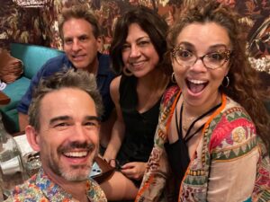 Christopher Gorham Instagram - 25 years. Been married to @msanellopezgorham longer than I’d lived without her and I wouldn’t have it any other way. Love you, Babe. 😘😍❤️ Ran away to Ojai to celebrate and were seated next to two of our oldest friends for dinner! 😂 #Fate #Destiny #BruinsForLife