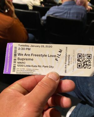 Christopher Jackson Instagram - I Mean.... Never ceases to amaze me how/where/when.... this dream of ours bubbles up. But I’m constantly grateful. @freestylelovesupreme #Sundance