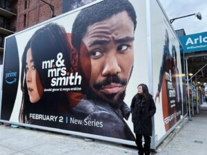 Christopher Larkin Instagram - When your partner writes on an awesome new show, you should probably join them for the New York premiere and promote the hell out of it. The entire first season of #mrandmrssmith is out today on Amazon. Congrats to @f__sloane, @carlaching and the entire team for bringing this thing to life.