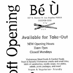 Christopher Larkin Instagram - If you find yourself in LA, go have a meal @beukitchen. LINK IN BIO. Chef Uyên Lê and her team are cooking up some of the best Vietnamese food I’ve had in the city. On top of that, she keeps her prices low while paying her employees an incredible wage of $18/hour. Read the Eater article in my bio for a closer study of this stellar chef /human being. And most importantly, go get that banh mi you’ve been craving.