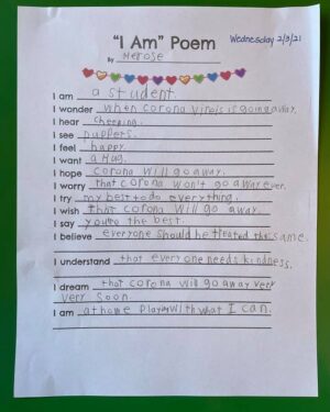 Christopher Larkin Instagram - A poem by my friend’s 6-year-old daughter.
