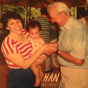Christopher Larkin Instagram - ‘Han’ is now out in the world.

These songs were created in solitude, but I never could have finished them on my own.

Endless thanks to @lohariel for mixing & mastering this album. To @pjcartwright for his brilliant string arrangement on the title track, and to @rorowan for their equally brilliant cello work on ‘Virginia.’ And to @annahfeinberg for designing the album cover, front and back. There would be no vinyl without you.

A giant thank you to Michelle Zauner of @jbrekkie for her album ‘June.’ It’s entirely because of you that I decided to write and record a song every day for the months of August 2020 & March 2021, along with the first week of May ‘21. Every track on this album was inspired by your process. It was the one shining light I had during the height of the pandemic, and I’m eternally grateful to you for that.

Thank you to @carlaching for always being my first listener, whether you want to be or not. The poorly soundproofed walls of our home keep you in lockstep with, if not every note, more of them than you’d probably prefer. I appreciate you not throwing me, my guitar and/or my shitty USB microphone out the window.

And finally, thank you to anyone who gives this album a listen. This entire journey ends with you. I hope you find it one worth taking.