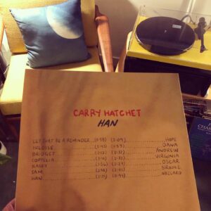 Christopher Larkin Instagram - I chose to press some vinyl for ‘Han.’ It’s the first time I’ve ever held a physical copy of an album of mine. After pre-sales, there are only 18 copies left. Thank you to everyone who has purchased a record. I’ll gladly print more if need be. Two days and counting…
