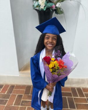 Christopher Massey Instagram - my baby bella is growing up so fast 🥹🥹 she graduated pre K 🥰❤️🥰😍