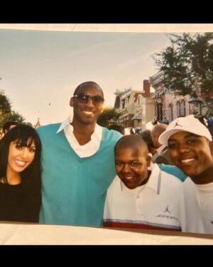 Christopher Massey Instagram - yesterday was 2-8-24 gigi and kobe will be missed forever 😩💜💛 thank u for always being a cool person to me and my family bean!!