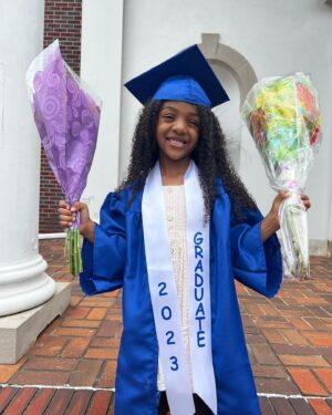 Christopher Massey Instagram - my baby bella is growing up so fast 🥹🥹 she graduated pre K 🥰❤️🥰😍