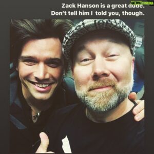 Christopher Sabat Instagram - I stole his photo of us because I was pretending to hate him in my selfie.