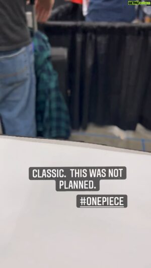 Christopher Sabat Instagram - This was not planned.  Genius.  #onepiece