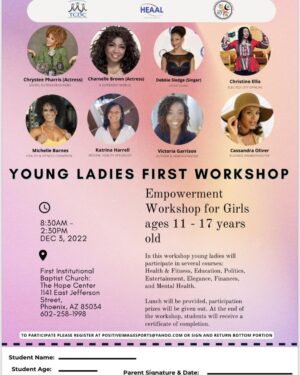 Chrystee Pharris Instagram - Here is a free event for young ladies ￼ in the Phoenix area. I am a guest speaker.