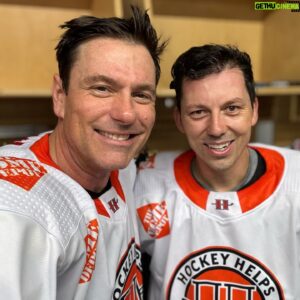 Chuck Hughes Instagram - Big Thanx again to @hockeyhelpsca for a great day!