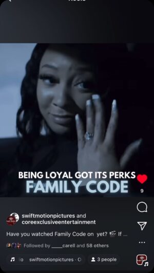 Cierra Smith Instagram - Hey y’all! 💕 MEET LAUREN, If you haven’t yet!!!
Go Check out “Family Code” now on @Tubi 
&
To everyone that has, THANK YOU 🙌🏼 
the love is ALWAYS Top Tier & felt 😍
#DetroitActress #FamilyCode #loyaltymakesyoufamily #detroitmeetsmilwaukee #tubi #swiftmotionpitctures