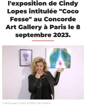 Cindy Lopes Instagram - https://www.purepeople.com/media/exclusif-cindy-lopes-vernissage-de-l_m7582658