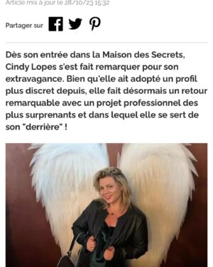 Cindy Lopes Instagram - https://www.journaldesfemmes.fr/people/actus/2956039-secret-story-reconversion-candidate-laquelle/