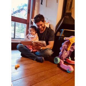 Cirillo Luna Instagram - Que alegria ver você, a Duda e conhecer a linda Antônia!! Saudade que eu tava, meu amigo amado!! Amo vocês!