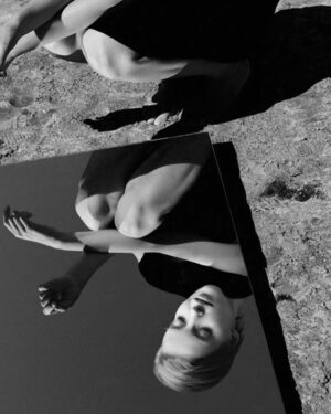 Claire Friesen Instagram - “The only way out is in.” 🖤 #selfportrait