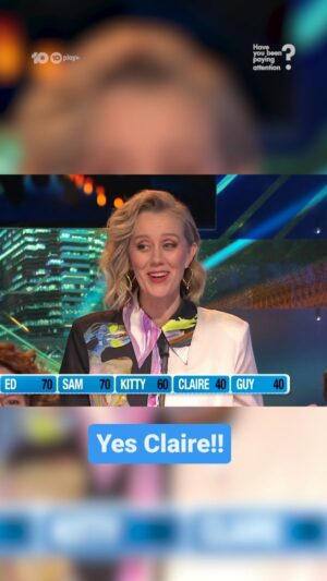 Claire Hooper Instagram - Claire got a sport question! 💪
#HYBPA Monday 8:40 on 10 and 10 play ⏯️