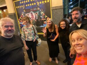 Claire Hooper Instagram - Why weren’t you at the @groundhogdayau Opening Night after party, Hoops?
Because I enjoyed it so much I burst into tears and my dear mate Kelli Gemmola took me home for some sleep. 
Congratulations to all the creatives involved. It’s such a clever and funny show.