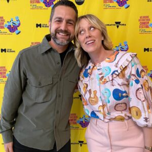 Claire Hooper Instagram - Rays of sunshine at this morning’s @melbcomedyfestival launch.🌞