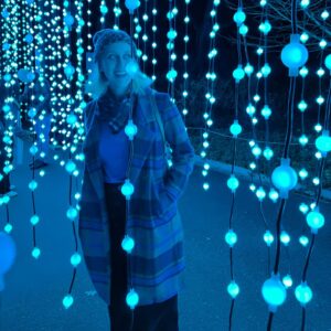 Claire Hooper Instagram - I’m having so many ideas.
At lightscape. Thanks @nic_minstergram for gifting us tickets. 💙