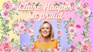 Claire Hooper Instagram - My 8 year old made me an ad. Can’t wait to tell her she sold me out tonight.
