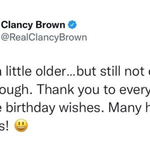 Clancy Brown Instagram - …and thanks for all the Instagram posts too! 🥳