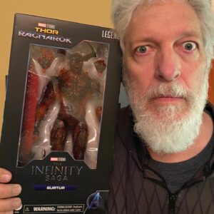 Clancy Brown Instagram - …and it’s not even my birthday! 🙏 @hasbro @marvelstudios Now I can crush #asgard all over again. #surtur #thorragnarok #whatif