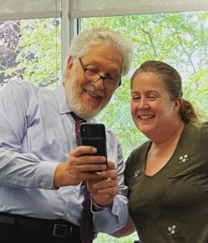 Clancy Brown Instagram - I’m either watching something really funny with my pal @tarabutters or it’s yet another selfie photo. Peaches & Herb said it best #Reunited…but for what?? We’re not tellin. P.S. missed you this trip @itsmichelefazekas