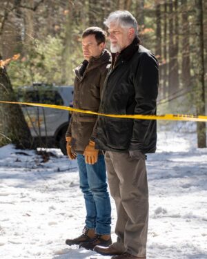 Clancy Brown Instagram - DO NOT CROSS !!!
(either of these guys) #dexternewblood #Sunday #michaelchall ❄️🩸