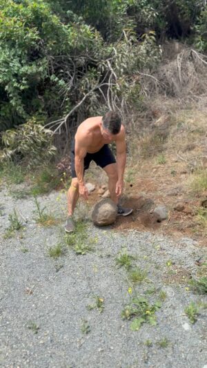 Clark Bartram Instagram - Find a rock , pick it up again and again until@you get tired